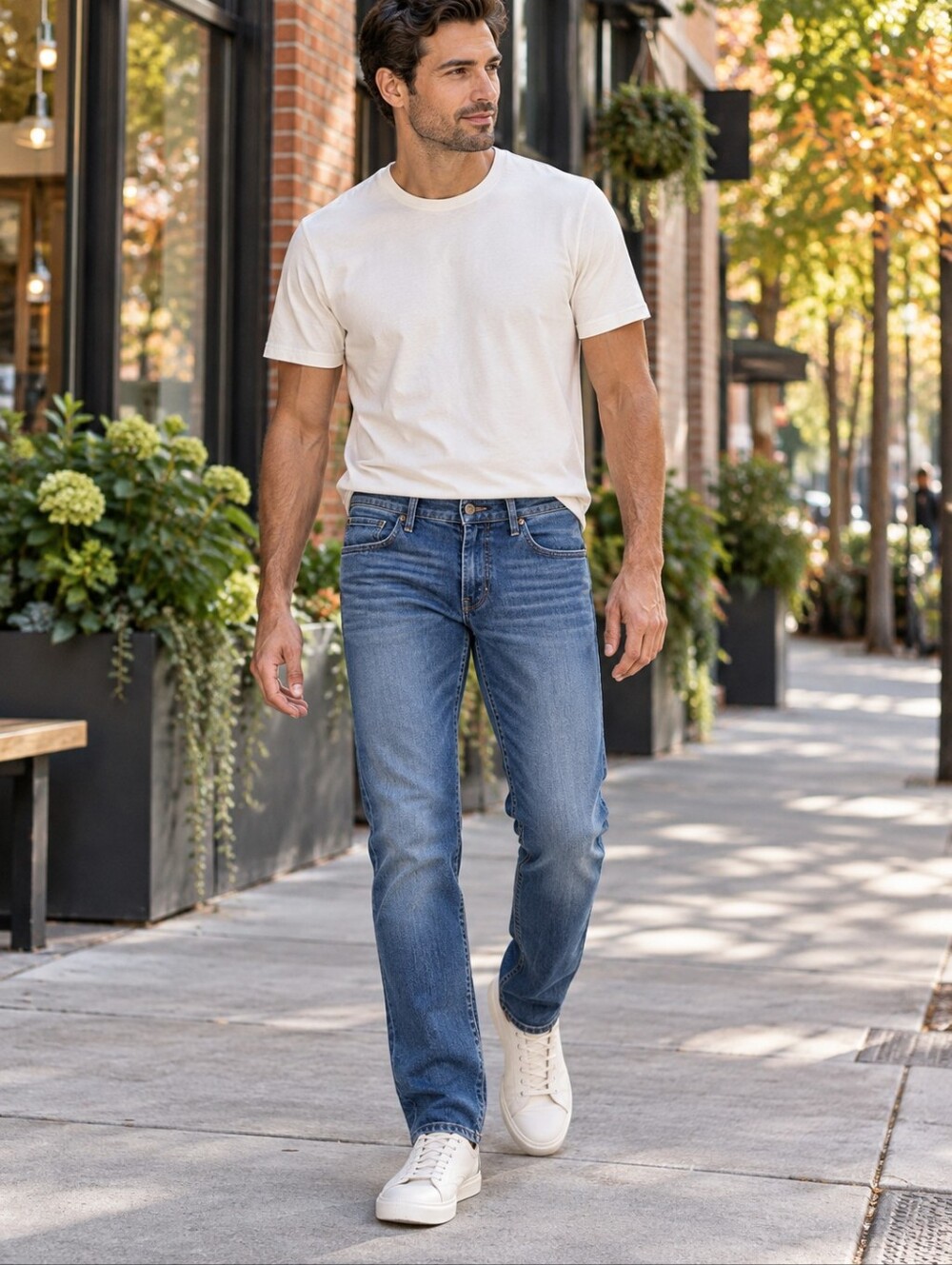 PAIGE Normandie Mohawk Slim Straight Stretch Jeans Men's 31 Made USA